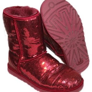 Red Sparkle Ugg Boot
